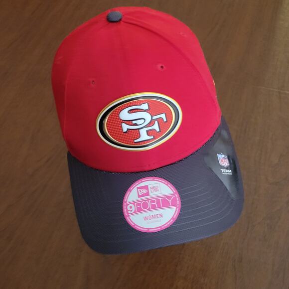 New Era 9Fifty San Francisco 49ers SF Logo Snapback Hat Womens One Size - Picture 1 of 12